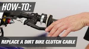 how to replace a dirt bike clutch cable