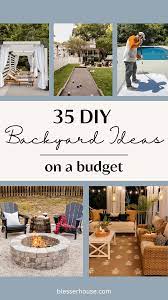35 diy backyard ideas on a budget