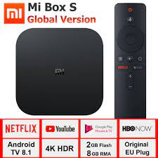Xiaomi Mi Box S 4K TV Box Cortex-A53 Quad Core 64 bit Mali-450 1000Mbp  Android 8.1 WiFi BT4.2 2GB+8GB HDMI2.0 TV Box … | Android tv box, Android tv,  Streaming media