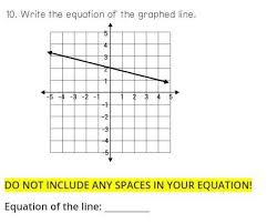 Write The Equation Of The Graphed Line