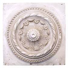 cast plaster ceiling medallion