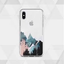 Purchase a new clear case for your iphone. Nature Iphone 12 Xs Se Case Art Design Iphone 7 8 Cover Clear Iphone 11 Xr Skin Ebay
