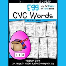 Egg Cvc Words Write The Word Easter On Tpt Cvc Words