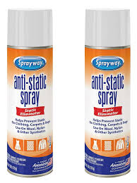 sprayway static guard spray residue