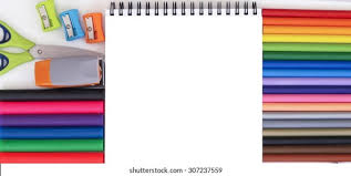 Place the image face down on a sheet of scrap paper or magazine page. Blank Sheet Paper On Children Desk Stock Photo Edit Now 307237559