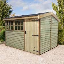 Plastic And Wooden Sheds