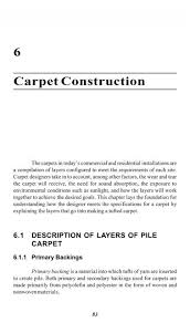 6 carpet construction