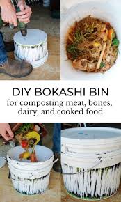 how to make a diy bokashi bin for