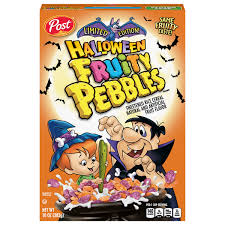 post halloween fruity pebbles cereal