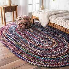 rug 100 natural cotton braided style