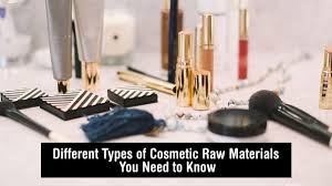 top 29 cosmetic raw materials used in