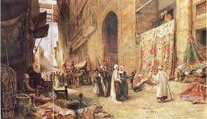 antique orientalist paintings in the