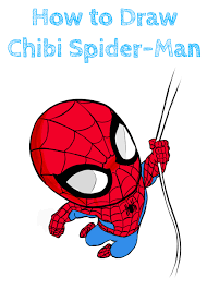 Then, make the upper lid of each eye bold and very curved so the tops of the eyes are if you're a beginner, you should look up tutorials on youtube or deviantart. How To Draw Chibi Spider Man How To Draw Easy