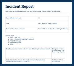 incident report sles to help you