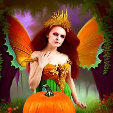 giant fairy princess pumpkin queen