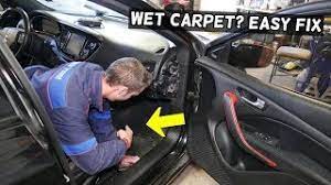 carpet and floor mat wet on penger