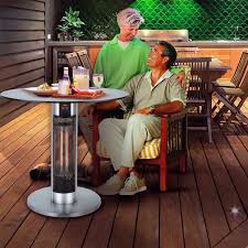 Terrace Table With Heating Nordkap Living
