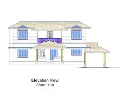 2d House Plan And Elevation