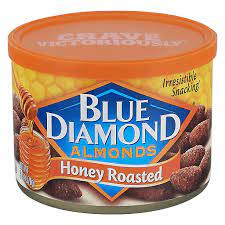 blue diamond honey roasted almonds 6 oz