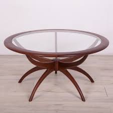 Round Teak Astro Coffee Table By Victor