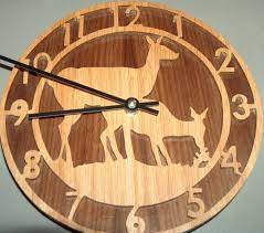Deer Wall Clock Deer Hunter Gift Idea