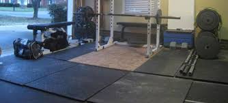 securing stall mats in a garage gym
