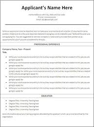 Nursing Resume Templates 6 Free Printable Professional Cv