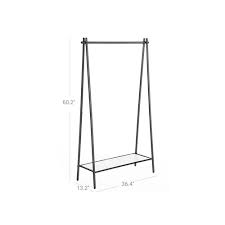 More than 331 hanging garment rack at pleasant prices up to 31 usd fast and free worldwide shipping! Black Garment Rack With Shelf For Sale Home Storage Songmics