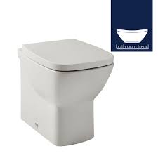 Details About Back To Wall Bathroom Toilet White Modern Pan
