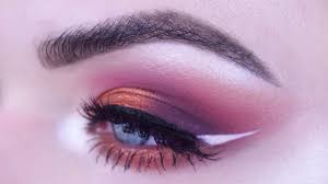 grungy warm eye makeup tutorial