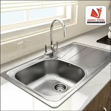 polished mizzle ss 304 kitchen sink