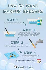 how to clean makeup brushes simple