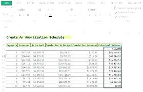 Create Excel Amortization Schedule Tsurukame Co