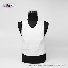 Us 194 0 Militech White Female Nij Iiia 3a Concealable Twaron Aramid Bulletproof Vest Covert Ballistic Bullet Proof Vest Body Armor Vest In Safety
