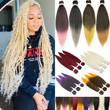 Huge selection of beauty products incredible prices and fast shipping 26 Real Long Ez Braid Hair Pre Stretched Easy Box Braiding Blonde Red Curly End Ebay