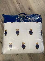 Polo Bear Comforter Set Twin Nwt