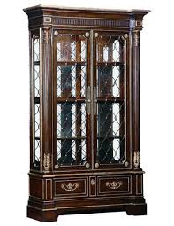 Old World Display Case With Glass Doors