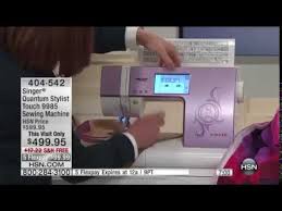 Singer Quantum Stylist Touch 9985 Sewing Machine Hsn