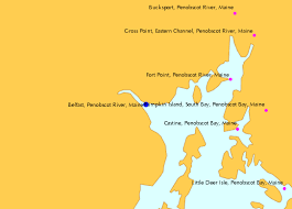 Belfast Penobscot River Maine Tide Chart
