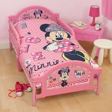 This minnie mouse bedroom set for toddler will give you a cute overall minnie mouse theme for her bedroom decors. Disney Minnie Mouse Bedding Bedroom Accessories Free P P Toddler Bed Set Minnie Mouse Bedroom Toddler Bed Girl