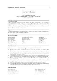 Samples Of Resume Summary Sample Resume For An It Professional