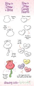 Love drawing but run out of cool ideas to draw when you are bored? Want A Fun Valentine S Day Project Here S An Easy And Cute Way To Draw A Rose And Candy Hearts Valentinesda Valentine Drawing Flower Drawing Candy Drawing