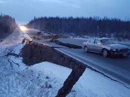 The tremblor struck around 50 miles south of perryville, a small town of 100 or so people around 500 miles to the south and west of anchorage, . Alaska Earthquake Damages Roads Brings Scenes Of Chaos