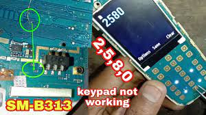 B313e keypad 2580 not working