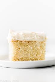 In a large bowl, add room temperature butter and beat until creamy. Vanilla Sheet Cake With Whipped Buttercream Frosting Sally S Baking Addiction