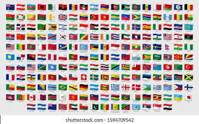 world national waving flags official