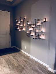 Circuit Bronze Metal Wall Candle Holder