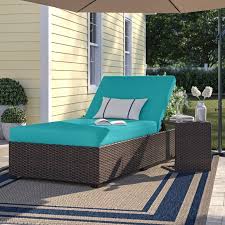 Wicker Chaise Lounge Lounge Chair