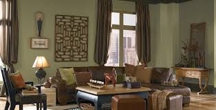global eclectic living room green