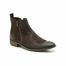 Clarks Chart Zip Dark Brown Mens Leather Boots Size Uk 7g Ebay